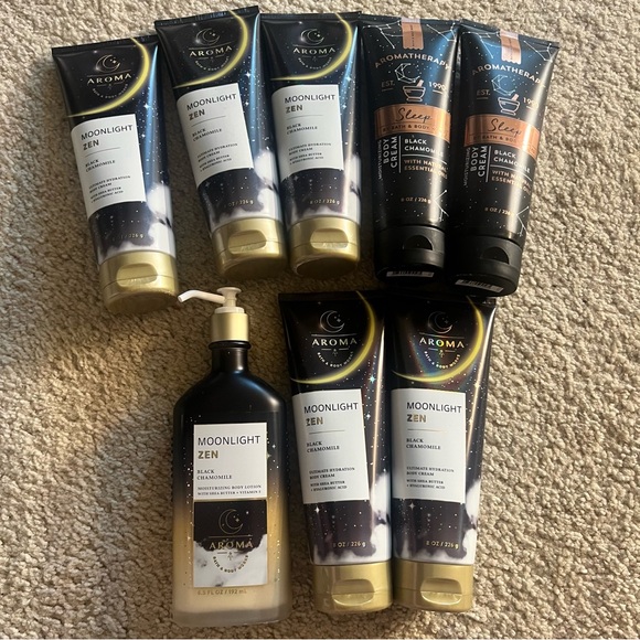 Bath & Body Works Other - Moonlight Zen / Sleep / Aromatherapy /Black Chamomile Lotion Bundle
